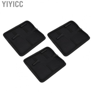 Yiyicc Scissors Holder Pouch  Lightweight Portable Scissors Bag Black Large  3 Pcs  for Barber Stores