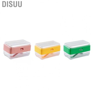 Disuu Soap Box  Soap Tray Storage Decorative Lathering Thickened  for Hotel