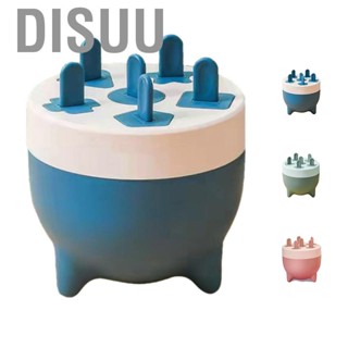 Disuu Popsicles Mold 6 Cavities Detachable Design Safe Healthy Material Durable PP Mini Popsicle Mold