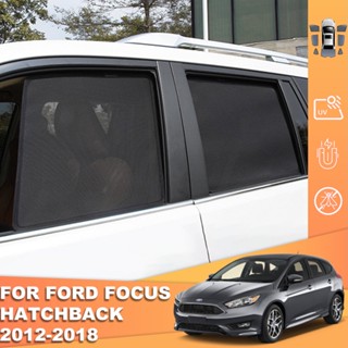 ม่านบังแดดแม่เหล็ก ด้านหน้า และด้านหลัง สําหรับ Ford FOCUS MK3 Hatchback 2010-2019