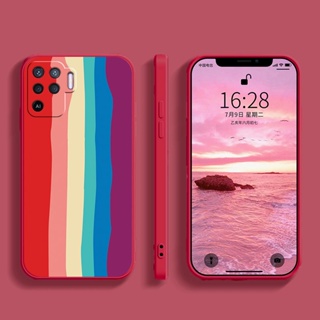 เคสซิลิโคนนิ่ม ทรงสี่เหลี่ยม สีรุ้ง หรูหรา สําหรับ VIVO Y17 Y15 Y12 Y12i Y11 2019 VIVO 1901 1904 1906 Y91C S1