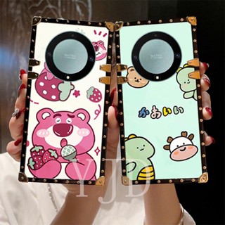 Yjd เคสโทรศัพท์มือถือ ขอบตรง กันกระแทก ลายการ์ตูนน่ารัก สําหรับ Honor X9a X8a