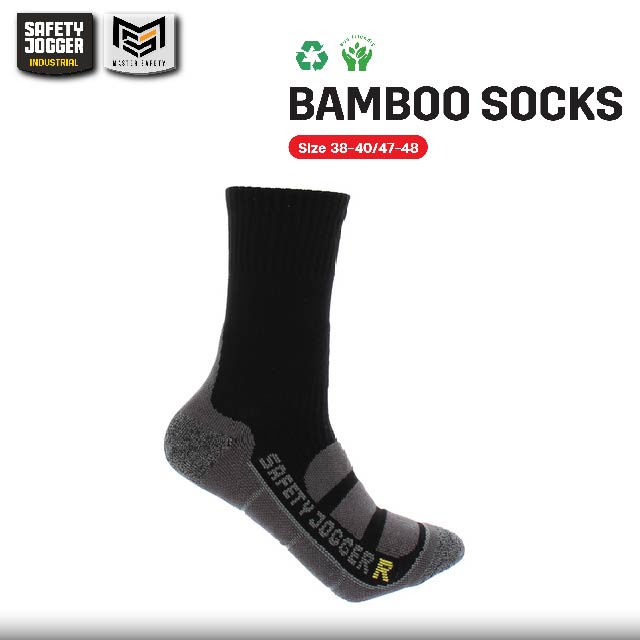 [ของแท้พร้อมส่ง] Safety Jogger รุ่น BAMBOO SOCK ถุงเท้าทำจากเส้นใยไผ่ ระบายอากาศดีเยี่ยม และไม่อับชื้น