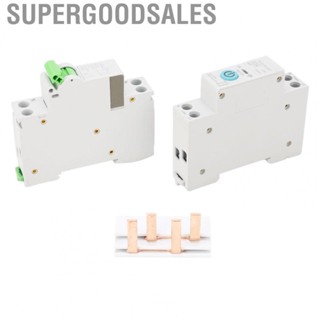 Supergoodsales Smart WiFi Circuit Breaker 10A Smart WiFi Circuit Breaker 1P+N Timing Delay  AC230V Intelligent Circuit Breaker