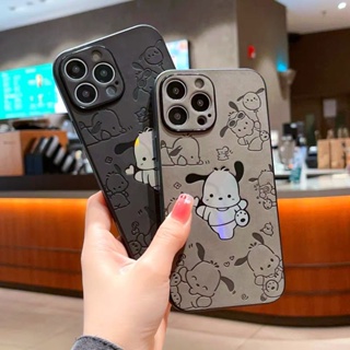 ไล่ระดับสี Pacha dog เคสโทรศัพท์การ์ตูน เคสโทรศัพท์หนัง compatible for เคสไอโฟน11 เคสไอโฟน 13 เคสไอโฟน 12 เคสไอโฟน 14promax เคสไอโฟน Xr เคสไอโฟน 13promax เคสไอโฟน 14 เคสไอโฟน 7plus