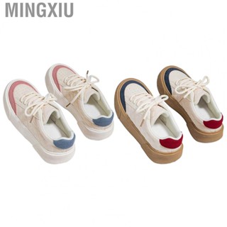 Mingxiu Women Plimsolls  Women Board Shoes Lace Closure Leisure  Slip  for Travel