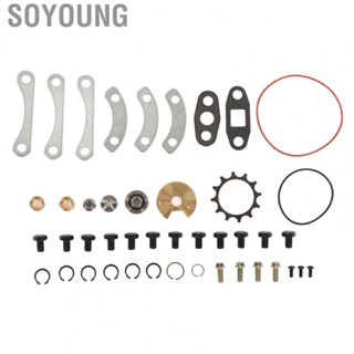 Soyoung 44pcs Standard Shaft Turbo  Kit Stable Performance Metal Alloy for T3 T4 T04E T04B Turbo  Auto Accessorie