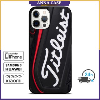 เคสโทรศัพท์มือถือ ลาย Titleist Bags Golf สําหรับ iPhone 14 Pro Max 13 Pro Max Samsung Galaxy Note10+ S21Ultra