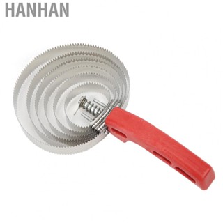 Hanhan Cow Curry Comb 6 Turns Stainless Steel Itch Relief Horse Hair Brushes For Ani US