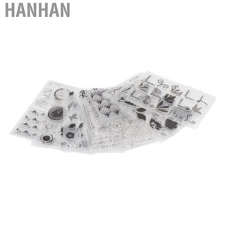 Hanhan Silicone Stamps  Reusable Transparent Stamps  for Invitation Card