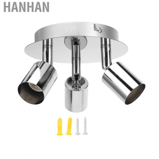 Hanhan Lamp Holder 3 Head Circle Shape Modern Simple GU10 Base Flexible Rotation Lig US