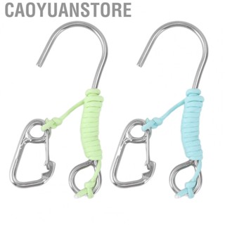 Caoyuanstore Lost Diving Single Hook Premium 316 Stainless Steel Single Diving Drift Reef Hook Rope Safety Gear Equipment