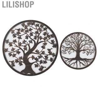 Lilishop metal sign Home Decor Metal Wall Art Tree Tree Shape Modern Minimalist Iron Tree Art Wall Decor Tree Wall Decor for Living