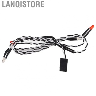 Lanqistore RC Headlight Taillight  Easy Installation Twisted Pair Electronic Components Wear Resistant RC Rear Light Super Bright 5-8V  for TRX4M 1/18  Car