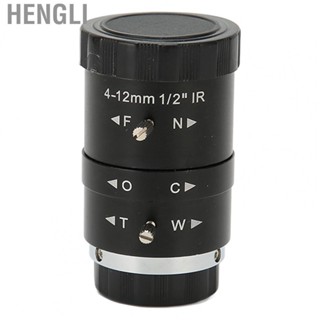 Hengli Lens  Multi Adjustment CS Mount Manual Zoom Lens HD 4‑12mm  for Photographer