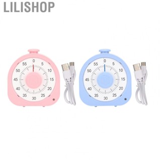 Lilishop 60 Minute Visual Timer  Two Reminder Modes 250mAh  Wide Applicability Simple Operation Visual Timer Focusing Mode  for Home