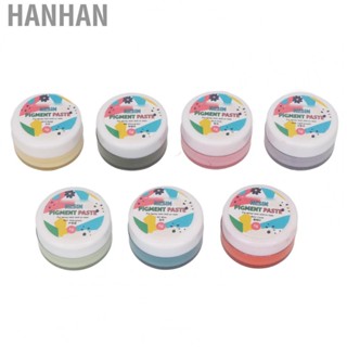 Hanhan Epoxy Resin Color Pigment  7 Pcs 7 Colors Resin Pigment   for UV Drip