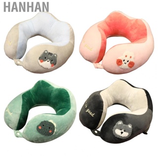 Hanhan Neck Pillow Cute   High Resiliency U Shaped Headrest Airplane Pillow for Travel Office