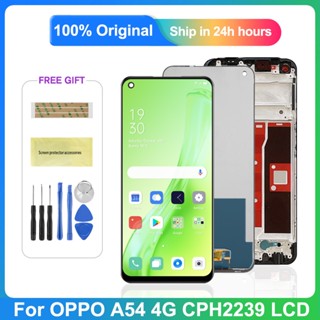 อะไหล่หน้าจอสัมผัสดิจิทัล LCD 6.5 นิ้ว สําหรับ Oppo A54 4G CPH2239 Oppo A54 4G