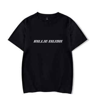 ลดกระหน่ํา เสื้อยืดผ้าฝ้าย พิมพ์ลาย BILLIE EILISH สไตล์ฮิปฮอป สตรีท พลัสไซซ์ 4XL 246A สําหรับผู้ชาย 862467