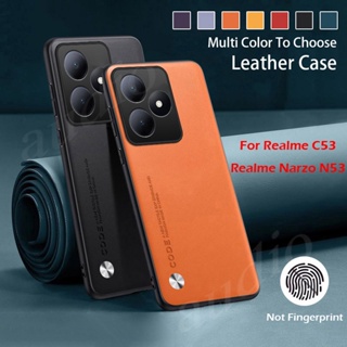 เคสโทรศัพท์มือถือหนัง ซิลิโคนนิ่ม กันกระแทก สําหรับ realme C53 nfc Narzo N53 realme C53 nfc C55 NarzoN53