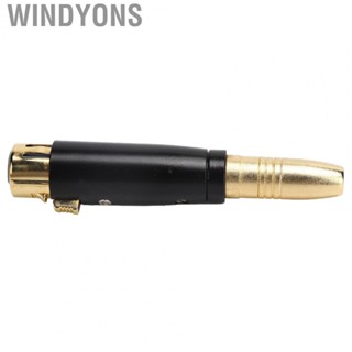 Windyons 6.35mm Female To XLR Female Adapter Zinc Alloy For Audio  Microphone Gui