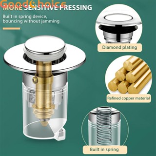 【Good】Sink Drain Hair Hair Stopper Prevent Bugs Strainer 62x65x32mm ABS(valve)【Ready Stock】