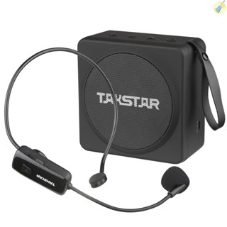 พร้อมส่ง TAKSTAR เครื่องขยายเสียงไร้สาย แบบพกพา พลังงานสูง ชาร์จได้ พร้อมสาย สําหรับครู UHF เครื่องเล่น MP3 และวิทยุ FM