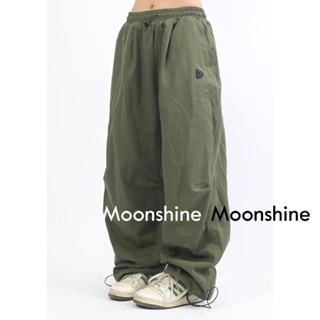 Moon  กางเกงขายาว คาร์โก้ กางเกง เชือกอเมริกันคลาสิค Cargo pants 2023 NEW 080202 ins ทันสมัย ทันสมัย High quality A20M07V 36Z230909