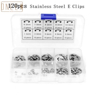 【ONCEMOREAGAIN】E Clips C Circlip Kit M1.5 - M10 Retaining Washers Snap Ring Set Stainless Steel