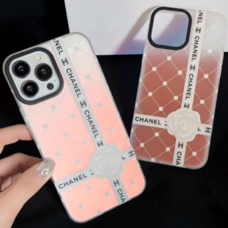 เคสโทรศัพท์มือถือ แบบนิ่ม ลายดอกคามิเลีย กันกระแทก สําหรับ Apple Iphone 14promax 13pro 12pro i11