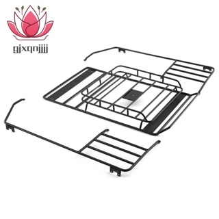 แร็คหลังคาโลหะ สําหรับรถไต่หินบังคับ Axial SCX10 Jeep Wrangler 313 มม. 1/10