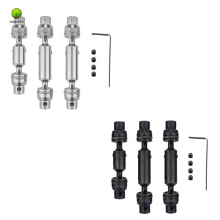 เพลาขับโลหะ CVD สําหรับอัพเกรดรถบังคับ WPL B16 B36 JJRC Q60 Q63 Q64 MN77 FY004 6WD 1/16 3 ชิ้น