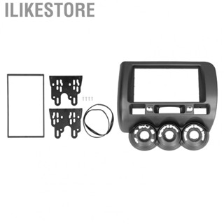 Ilikestore 2Din Stereo  Fascia DVD Audio  Frame for Honda Fit/Jazz 2002-2008 Manual AC RHD Stereo Fascia Trim