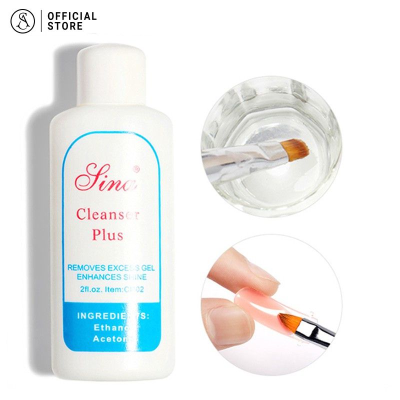 พร้อมส่งทุกวัน น้ำยาเช็ดเล็บ cleansing น้ำยาเกลี่ยโพลี่เจล น้ำยาเช็ดเหนียว น้ำยาเช็ดคราบเหนียวหลังทำเล็บ ปริมาณ 60ml