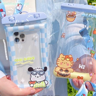 Widebeaucloud เคสโทรศัพท์มือถือ กันน้ํา กันกระแทก ลายการ์ตูนอนิเมะ Kawaii น่ารัก เหมาะกับฤดูร้อน สําหรับเด็กผู้หญิง