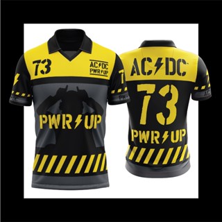 เสื้อกีฬาแขนสั้น ลายทีม Murah Ootd Streetwear 2023 Jersey ACDC โอเวอร์ไซซ์ สไตล์เรโทร