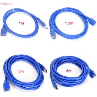 [HopeU] สายเคเบิลต่อขยาย USB 3.0 A ตัวผู้ เป็นตัวเมีย สําหรับคอมพิวเตอร์ แล็ปท็อป