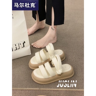 JUSLIN  รองเท้าแตะผู้หญิง ส้นแบน ใส่สบาย สไตล์เกาหลี รองเท้าแฟชั่น 2023 Beautiful ins ทันสมัย ทันสมัย B28G0P7 37Z230910