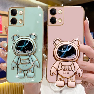 เคสโทรศัพท์มือถือ มีทรายไหล ลายหมีนักบินอวกาศ หรูหรา สําหรับ infinix Note 30 Pro 30i Note 30 5G Hot 30i 30 Play hot30 5G