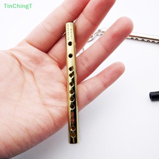 [TinChingT] พวงกุญแจ จี้ขลุ่ย เครื่องดนตรี ขนาดเล็ก [ใหม่]