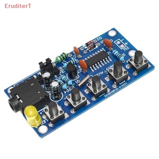 [EruditerT] ชุดโมดูลรับสัญญาณวิทยุ FM สเตอริโอไร้สาย PCB 76MHz-108MHz DIY [ใหม่]