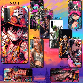 เคสโทรศัพท์มือถือซิลิโคน TPU กันกระแทก ลายการ์ตูน One Piece สไตล์พังก์ สําหรับ Huawei MATE 30 30E PRO 9