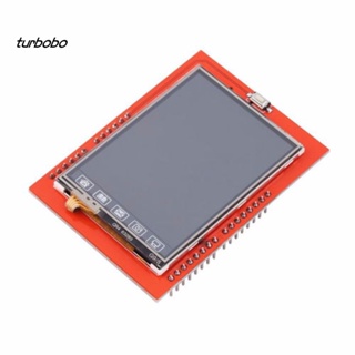 Turbobo แผงหน้าจอสัมผัส TFT LCD 2.4 นิ้ว ILI9341 240X320 สําหรับ Arduino UNO MEGA