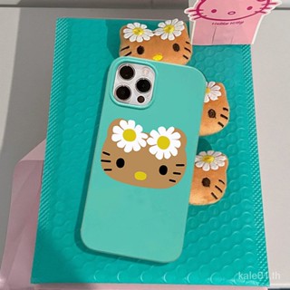 เคสป้องกันโทรศัพท์มือถือหนัง แบบนิ่ม ลายการ์ตูนแมว KT กันกระแทก สําหรับ iPhone 14promax 13pro 12 11 x xr xsmax 7plus 8 se