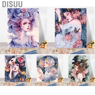 Disuu Oil Painting Acrylic Paint Hand Painted DIY Art Work Home Decoration for Wall Office