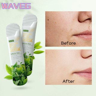 Wave 1pc Green Tea Night Cream ปลอบประโลมผิวซ่อมแซมผิวที่เสียหายมาสก์หน้านอน