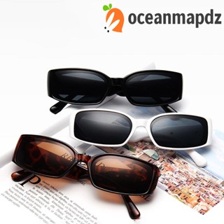 OCEANMAPDZ แว่นตากันแดด ทรงสี่เหลี่ยม ป้องกันรังสี สไตล์เกาหลี สําหรับผู้หญิง และผู้ชาย