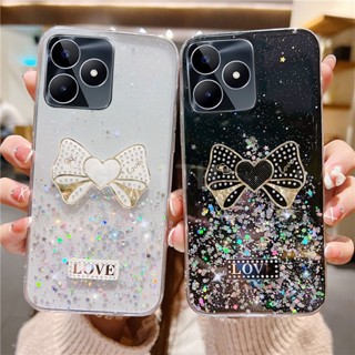 ใหม่ เคสโทรศัพท์มือถือแบบใส แต่งกลิตเตอร์ ระยิบระยับ แฟชั่น สําหรับ Realme C53 2023 REALMEC53