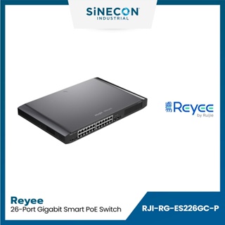 Ruijie รูเจีย รุ่น RG-ES226GC-P สวิตซ์ Reyee RG-ES226GC-P 26-Port Gigabit Smart Cloud Mananged PoE Switch